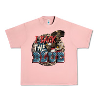 Salmon I back the blue Urban Heavy Tee - FaDigitalArtStudio