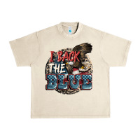 Sandshell I back the blue Urban Heavy Tee - FaDigitalArtStudio