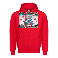 Red da dental assistant dentist element with flowers Zipper Hoodie - AdoDesignShop