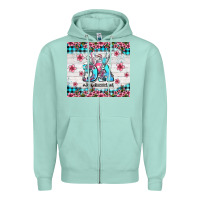 Seafoam da dental assistant dentist element with flowers Zipper Hoodie - AdoDesignShop