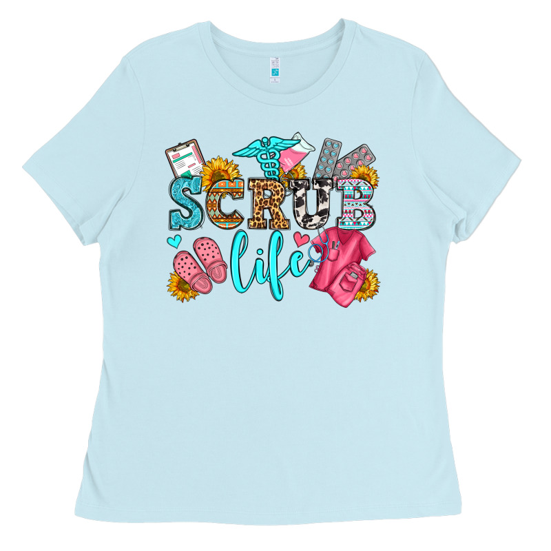 Scrub Life Olivia Ladies Tee by OliviaCreatesArt | Teevron