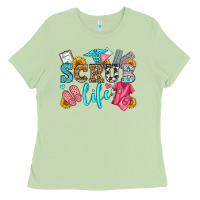 Matcha scrub life olivia Ladies Tee - OliviaCreatesArt