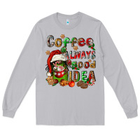 Moon Dust coffee is always a good idea Long Sleeve Tee - FaDigitalArtStudio