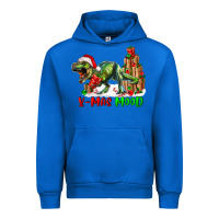 Cobalt T- Rex X-Mas Mood Urban Hoodie - RanaPortraitStore