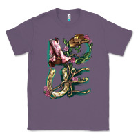 Lavender Love boots horseshoe Classic Tee - HowdyJamesFarm