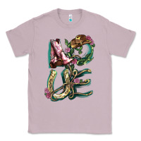 Lilac Love boots horseshoe Classic Tee - HowdyJamesFarm