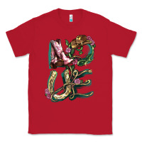 Red Love boots horseshoe Classic Tee - HowdyJamesFarm