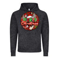 Vintage Black Merry christmas Vintage Hoodie - FaDigitalArtStudio