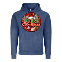 Vintage Denim Merry christmas Vintage Hoodie - FaDigitalArtStudio