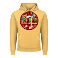 Vintage Mustard Merry christmas Vintage Hoodie - FaDigitalArtStudio