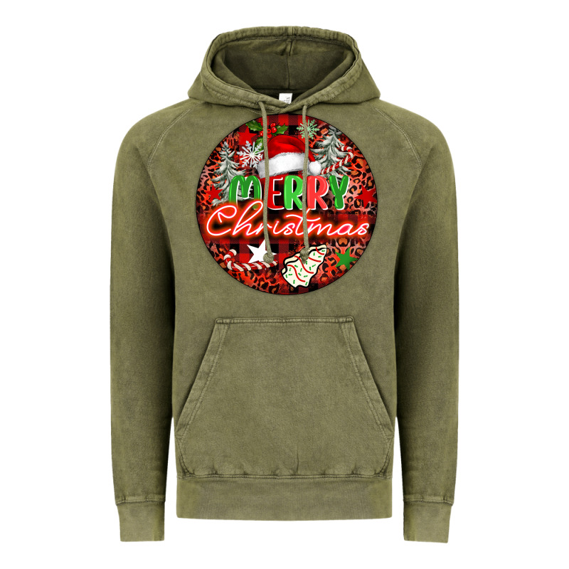 Merry Christmas Vintage Hoodie by FaDigitalArtStudio | Teevron