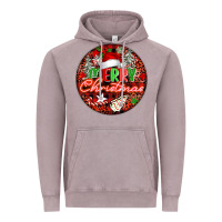 Vintage Zinc Merry christmas Vintage Hoodie - FaDigitalArtStudio