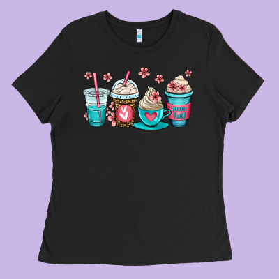 Mom Fuel Coffee Cups Ladies Tee Designed By Oliviacreatesart