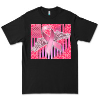 Black cancer awareness american flag Premium Tee - CowGirlArtShop