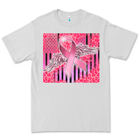 Dove Grey cancer awareness american flag Premium Tee - CowGirlArtShop