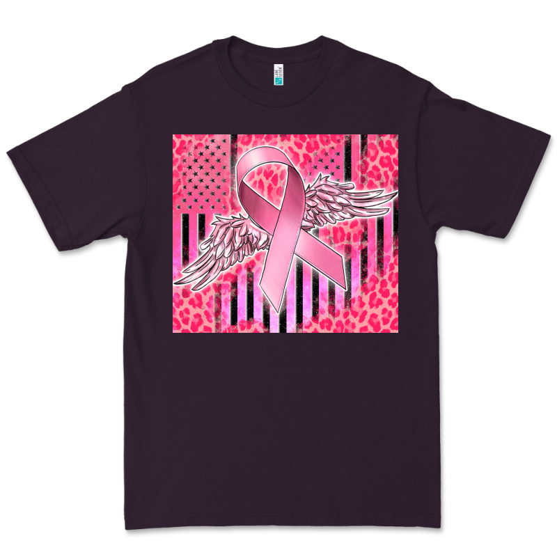 Cancer Awareness American Flag Premium Tee by CowGirlArtShop | Teevron