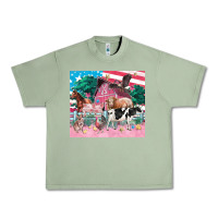 Oil Green American farm animals tumbler 4th of july Urban Heavy Tee - FaDigitalArtStudio