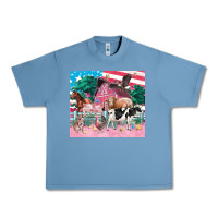 Pebble Blue American farm animals tumbler 4th of july Urban Heavy Tee - FaDigitalArtStudio