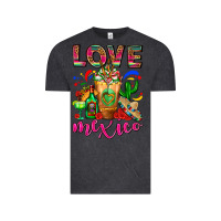Vintage Black Love Mexico Cold Drink Frappe Vintage Tee - FaDigitalArtStudio