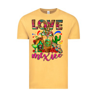 Vintage Mustard Love Mexico Cold Drink Frappe Vintage Tee - FaDigitalArtStudio