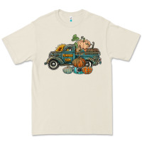 Bone western pumpkin farm truck Premium Tee - RanaPortraitStore