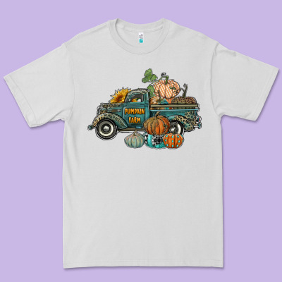 Western Pumpkin Farm Truck Premium Tee Designed By Ranaportraitstore