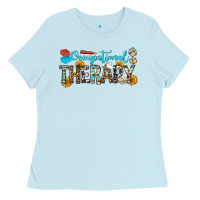 Baby Blue occupational therapy Ladies Tee - OliviaCreatesArt