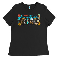Black occupational therapy Ladies Tee - OliviaCreatesArt