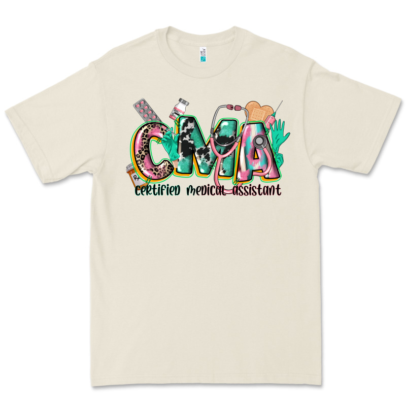 Certified Medical Assistant Premium Tee by CowGirlArtShop | Teevron