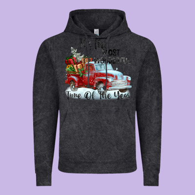 It's The Most Wonderful Time Of The Year Vintage Hoodie Designed By Fadigitalartstudio