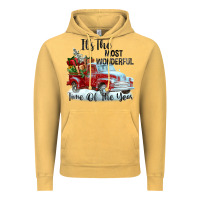 Vintage Mustard it's the most wonderful time of the year Vintage Hoodie - FaDigitalArtStudio