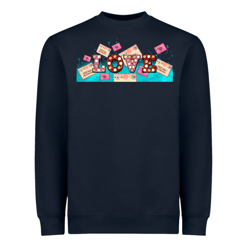 Love And Love Letters Heavyweight Sweatshirt by AdoDesignShop | Teevron