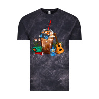 Cloud Black Camping Frappe Coffee Vintage Tee - FaDigitalArtStudio