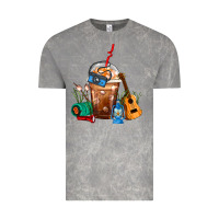 Camping Frappe Coffee Vintage Tee | Teevron