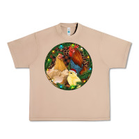 Burro Christmas Chick Family Urban Heavy Tee - RanaPortraitStore
