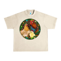 Sandshell Christmas Chick Family Urban Heavy Tee - RanaPortraitStore