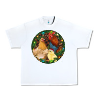 White Christmas Chick Family Urban Heavy Tee - RanaPortraitStore