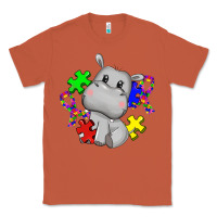 Copper autism hippopotamus Classic Tee - CowGirlArtShop