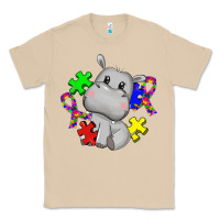 Mushroom autism hippopotamus Classic Tee - CowGirlArtShop