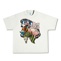Pistachio Texas 4th of July Urban Heavy Tee - FaDigitalArtStudio