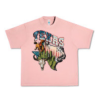 Salmon Texas 4th of July Urban Heavy Tee - FaDigitalArtStudio