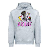 Heather Grey First Grade Urban Hoodie - RanaPortraitStore