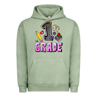 Pigment Oil Green First Grade Urban Hoodie - RanaPortraitStore