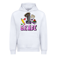 White First Grade Urban Hoodie - RanaPortraitStore