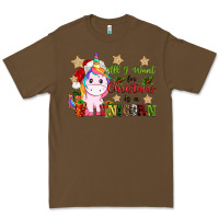 Cacao all i want for christmas is a unicorn Premium Tee - CowGirlArtShop
