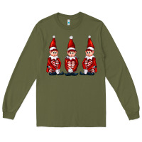 Army Green Christmas Elfs Long Sleeve Tee - FaDigitalArtStudio