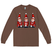 Chestnut Christmas Elfs Long Sleeve Tee - FaDigitalArtStudio