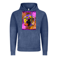 Vintage Denim witchy cat Vintage Hoodie - BundleAndBundleShop