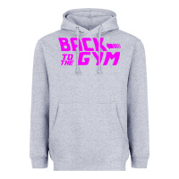 Heather Grey back to  funny trend newthe gym Heavyweight Hoodie - maiPhamDesign