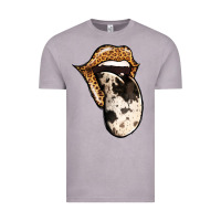 Vintage Zinc Western Leopard Cowhide Tongue Vintage Tee - Jasminsmagicworld